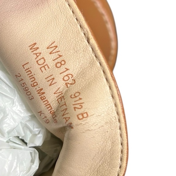 COLE HAAN women’s tan Caddie Bow slip on Leather Loafer flats size 9.5B - Picture 9 of 16